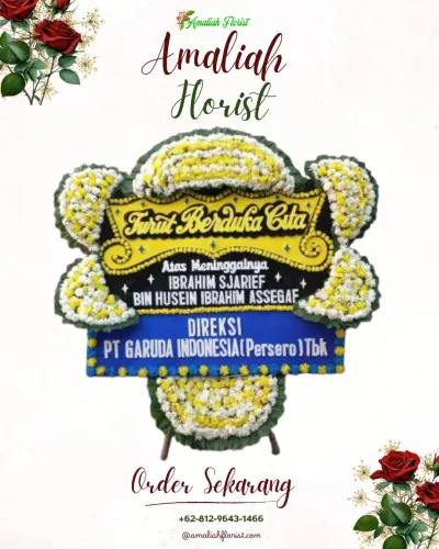 Papan Bunga Duka di Sukarapih